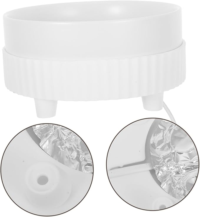 BESPORTBLE Pet Feeder Ceramic Bowl Automatic Cat Water Dispenser Warm Water Bowl Noisy Indoor Cat Safety