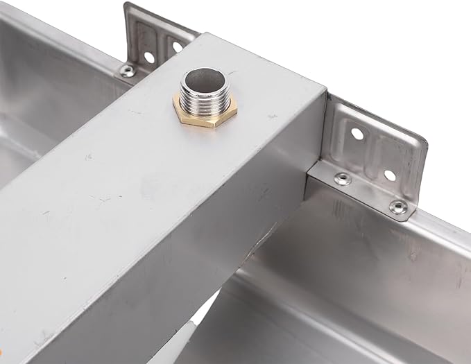 Automatic Dog Water Dispenser, Stainless Steel Large Dog Water Bowl, Pet Waterer Feeder with 13.39x8.86inch Design, Ideal for Cats, Livestock, Chicken & Small Animal