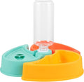 Pet Feeder Bowl for Cats and Dogs with Dry-Wet Separation, Automatic Water Dispenser, Anti-Skid Design, Small Animal Feeder for Indoor Use