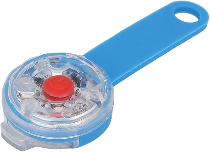 LED Dog Light Pendant USB Rechargeable Safe Collar Light for Pet Bag Bike (Blue)