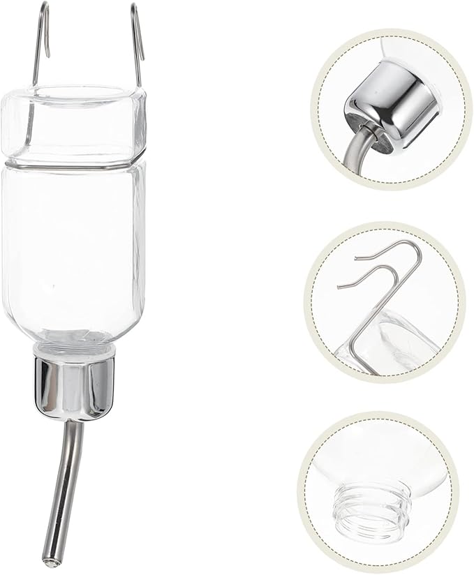 Automatic Water Dispenser Hanging Dog Water Bottle for Hydration Cat Water Feeder Design for and Cats to Keep Dry