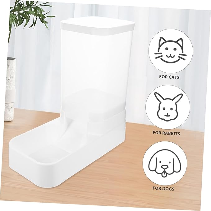 Large Capacity Automatic PET Feeder for Cats and Dogs Timed Food Dispenser Adjustable Portion Control Suitable for Multiple Pets Material