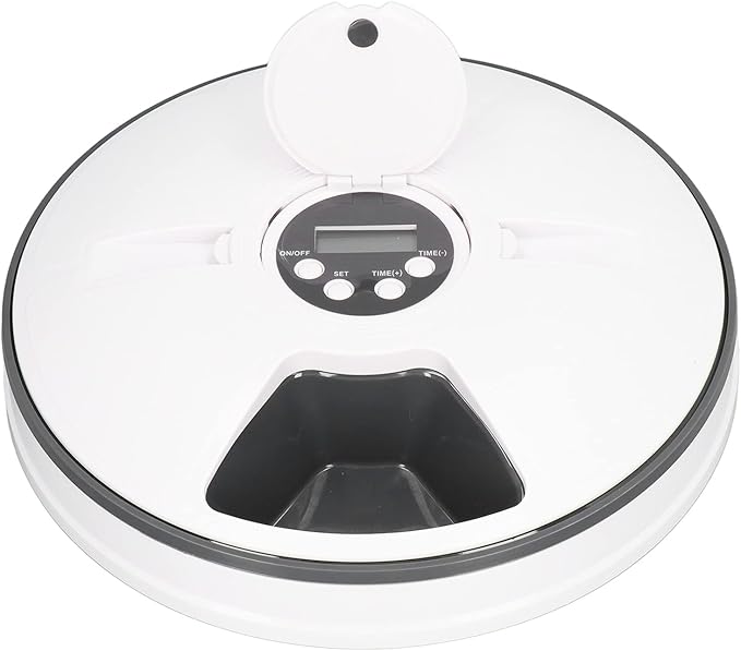 Automatic Dog Food Dispenser, Pet Dry Food Dispenser, Convenient Timed Dosing, Easy to Use with Voice Reminder for Home