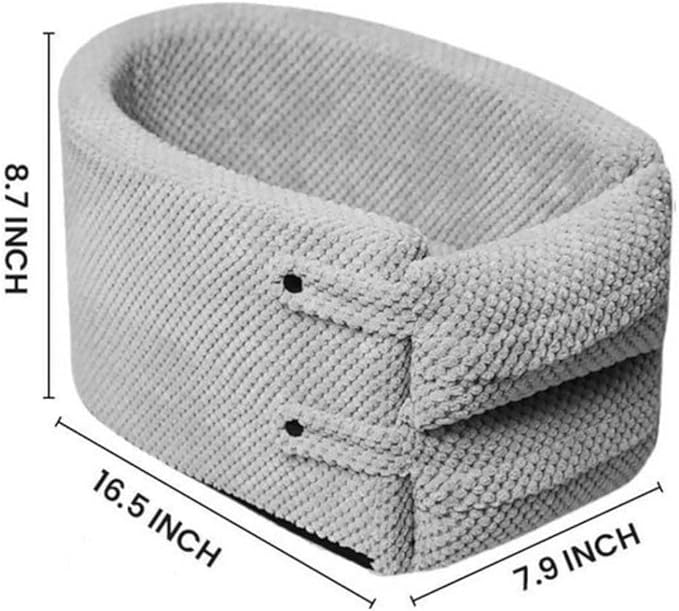 Waggle Portable Pet Nonslip Car Seat with Seat Belt (Chocolate, Free Size)