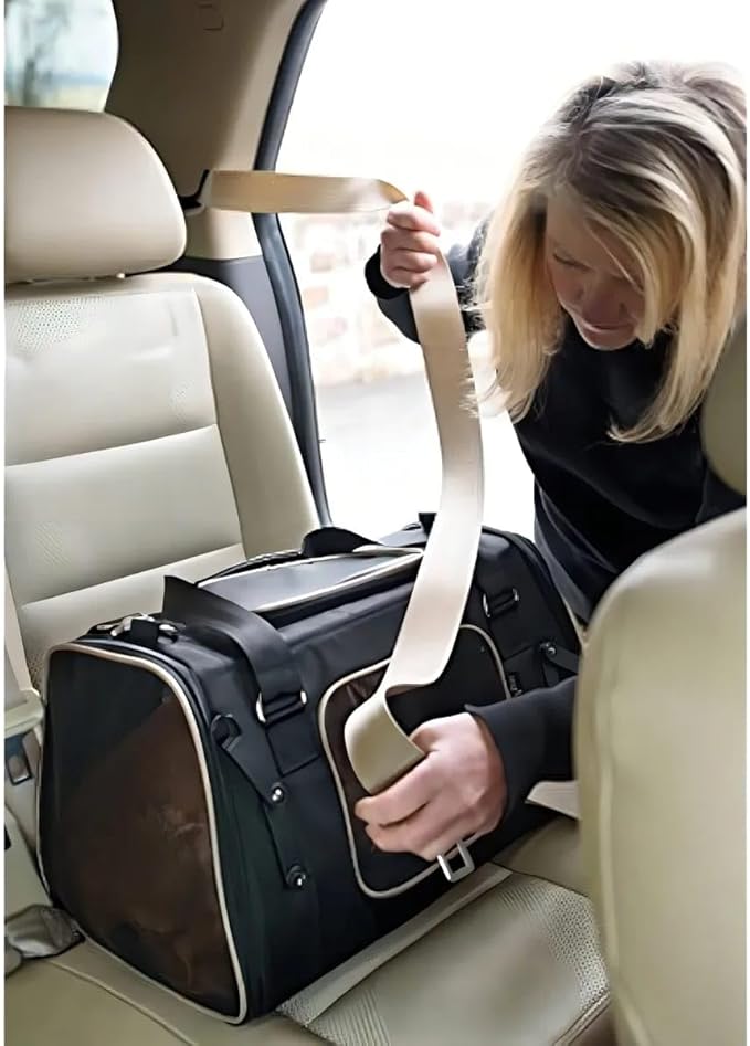 Gen7Pets Commuter Pet Carrier & Car Seat Black