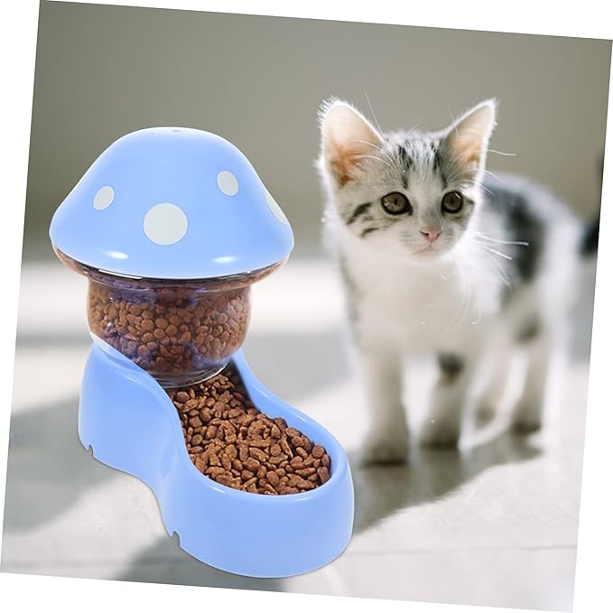 Totority Self Filling Dog Feeder Bowl Automatic Cat Feeder Dispenser Sturdy Material Pet Accessory