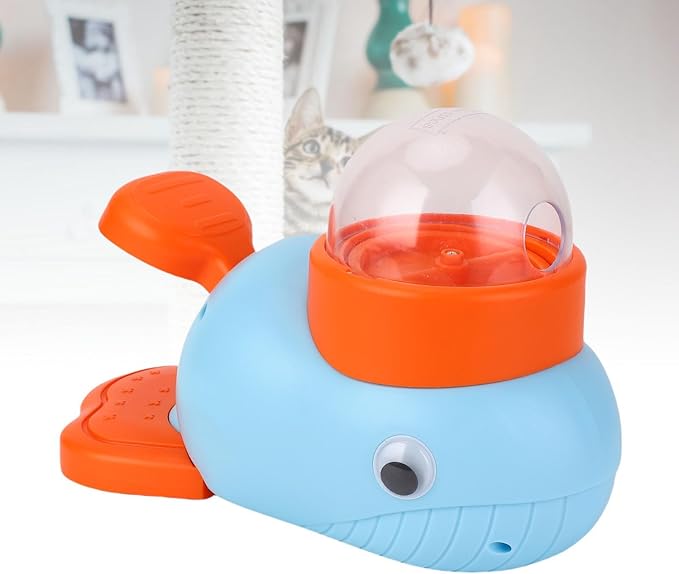 Haofy Interactive Dog Feeder Toy Automatic Puzzle Food Dispenser with Slow Feeding IQ Training, Large Capacity Treat Ball for Boredom Relief for Puppies Multi Pet Homes (Blue)