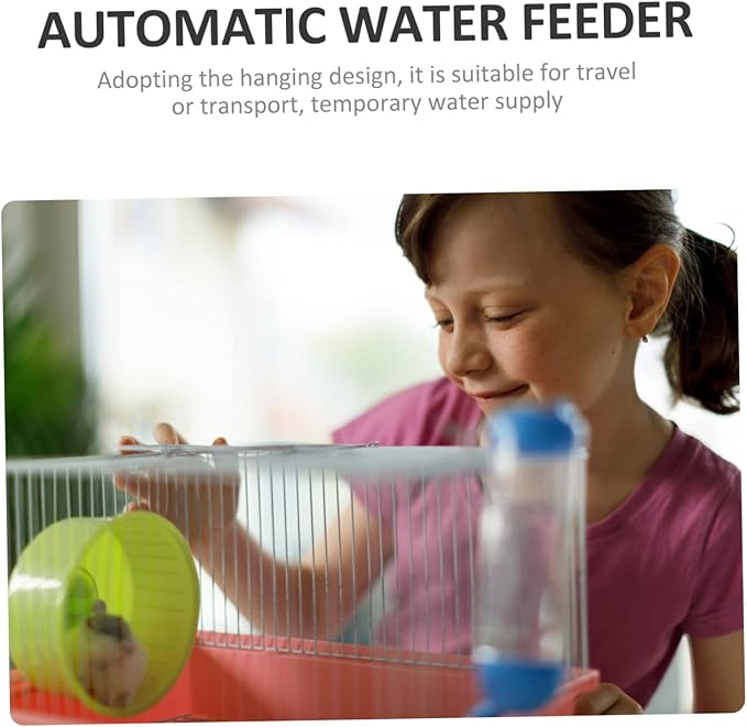 Yardwe 2pcs Pet Accessories Automatic Water Feeder for Dogs Cats Safe Material Easy to Clean