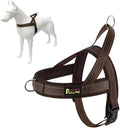 Plutus Pet No Pull Dog Harness with Breathable Mesh Padded, Adjustable Reflective Escape Proof Dog Harness, Quick Fit Dog Vest Harness for Small Medium Large Dogs(L, Chocolate)