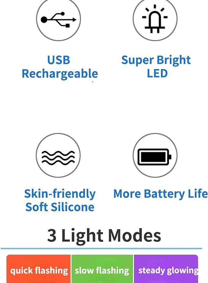 LED Dog and Cat Collar, USB Rechargeable Glowing Pet Collar, Cuttable Dog Necklace Safety Light for Dogs and Cats - Available in 7 Colors (Yellow)