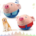 Interactive Dog Toys,2024 New Active Moving Pet Plush Toy,Squeaky Moving Dog Ball Toy,Rechargeable Puppy Toys to Keep Them Busy,Washable Pig Plush Toys(2PC Pig)