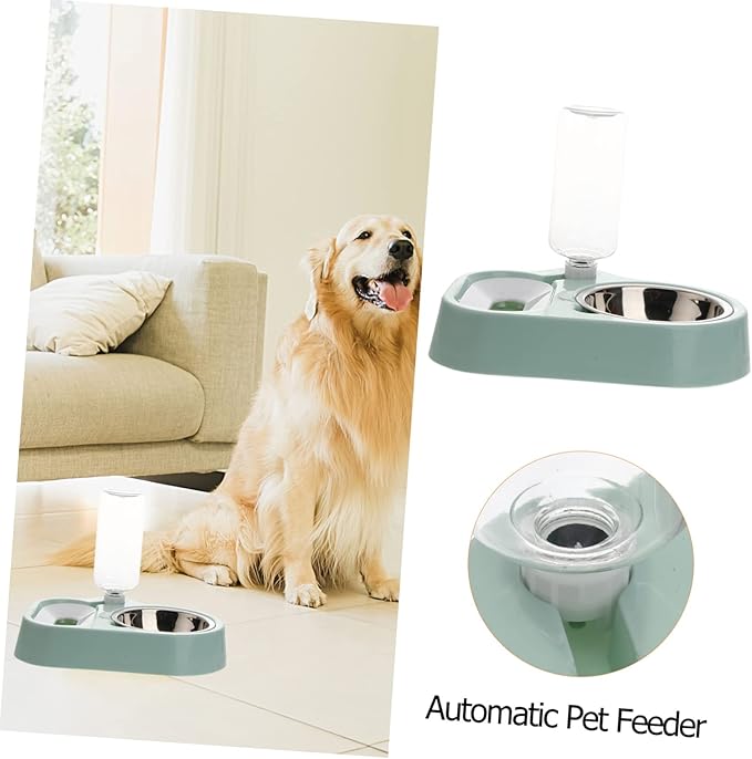 Dual-use Pet Feeder Bowl Water Dispenser Cat Dog Automatic Water Feeder Pet Supplies