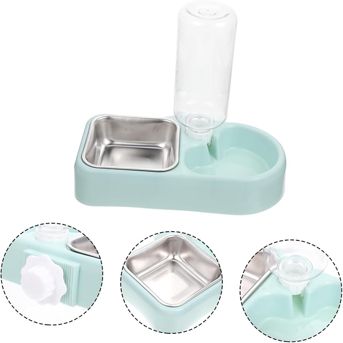 1Set Automatic Water Dispenser for Dogs and Cats Detachable Transparent Design Material Easy to Pet Feeder for Dogs Cats and Rabbits Pet Supply