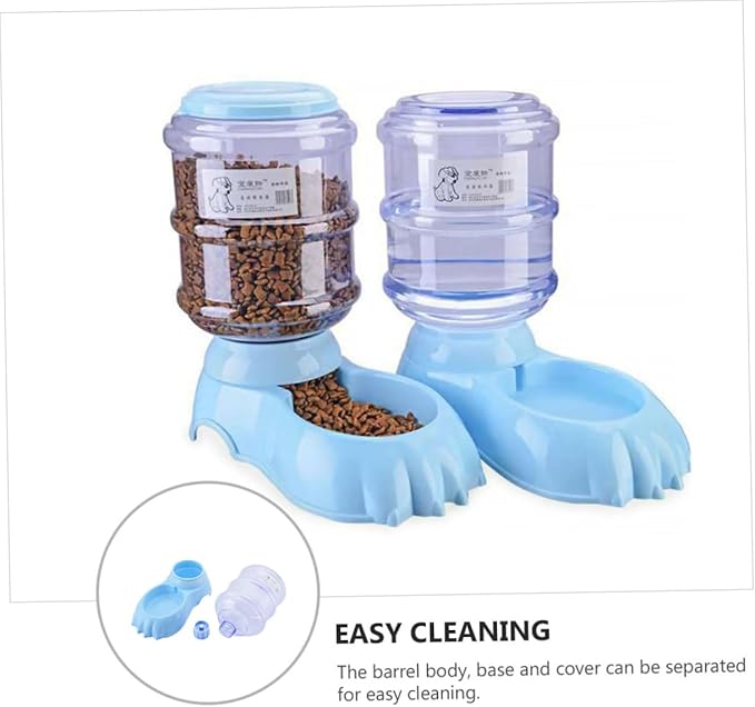 Automatic PET Feeder and Water Dispenser for Dogs and Cats 3.8L Capacity Adjustable Slow Feed Bowl Material Suitable for Breeds
