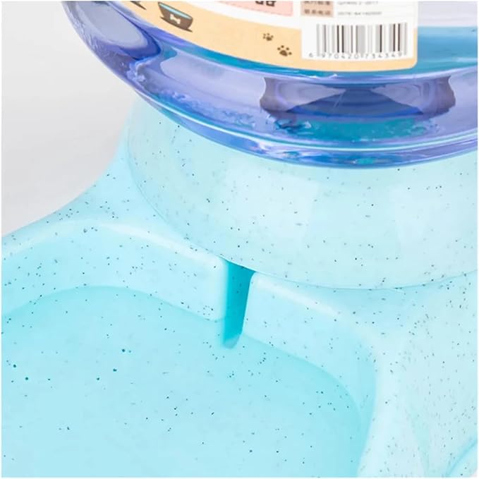 Large Capacity Automatic Pet Feeder and Water Dispenser for Small Dogs and Cats - Ideal Feeding Solution(Water-Pink)