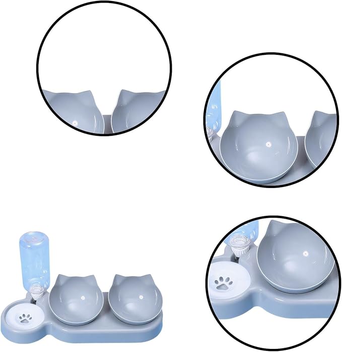 Automatic Pet Bowl for Dogs and Cats with Water Dispenser - 3-Day Feeding and Drinking Station for Home, Store, Boarding, and Travel