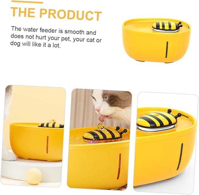 Automatic Pet Water Dispenser for Cats and Dogs Compact Lightweight Water Feeder Circulation System for Healthy Hydration Pet-Friendly Design Stable Base