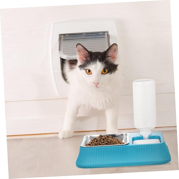 VICASKY Automatic PET Water Bowl Fall Design Detachable Dog Feeder and Water Dispenser for Cats and Dogs Indoor Use Easy to Clean