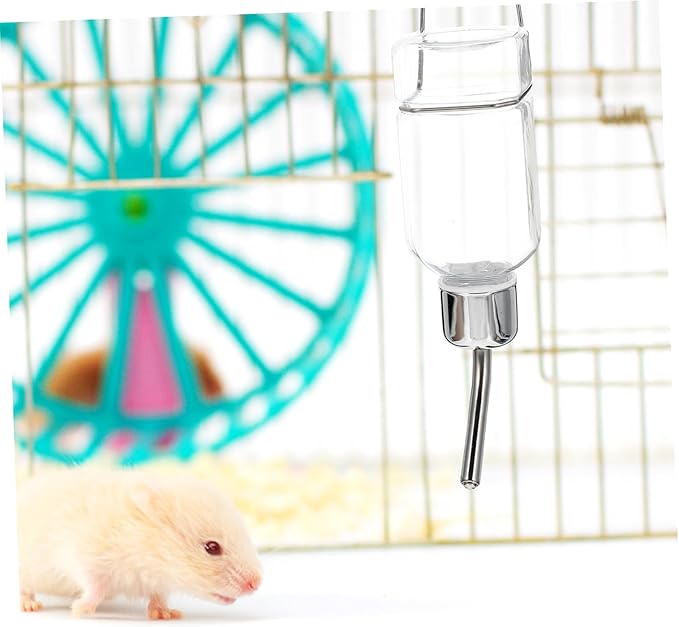 BESPORTBLE Automatic PET Water Dispenser Leak-Proof Dog Cat Hanging Water Bottle 500ml Gravity Feeder for Rabbits Small Animals and Pets