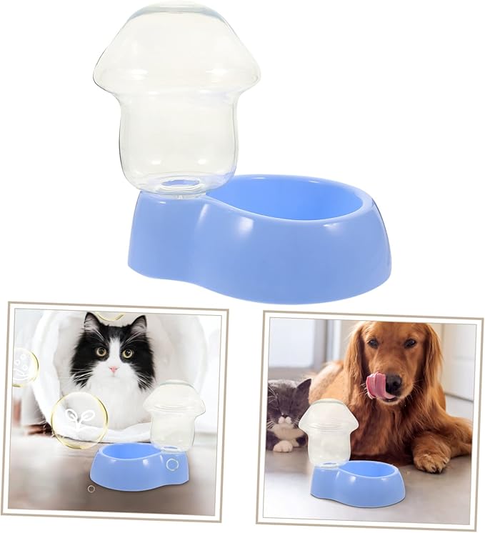 Automatic Pet Water Dispenser Durable Plastic Drinking Bowl with Capacity for Dogs and Cats Compact Design for Home and Outdoor Use Transparent Water Feeder