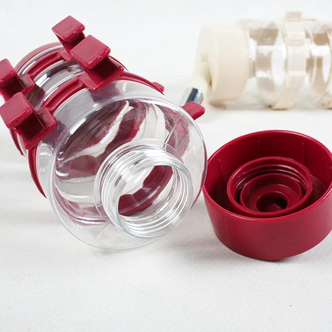 Pets Feeder Bowl Dog Dishes Pet Dog Automatic Water Feeder Drinking Bottles Food Dispenser Teddy Cat Bowl Pet Supplies Beige