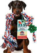 Pacific Pups Products Large Dog Rope Toy for Aggressive Chewers - 23.5" Giant Dog Tug of War Toy for Large Breeds - Durable Big Pull Rope for Teething Puppies and Heavy Duty Chewers