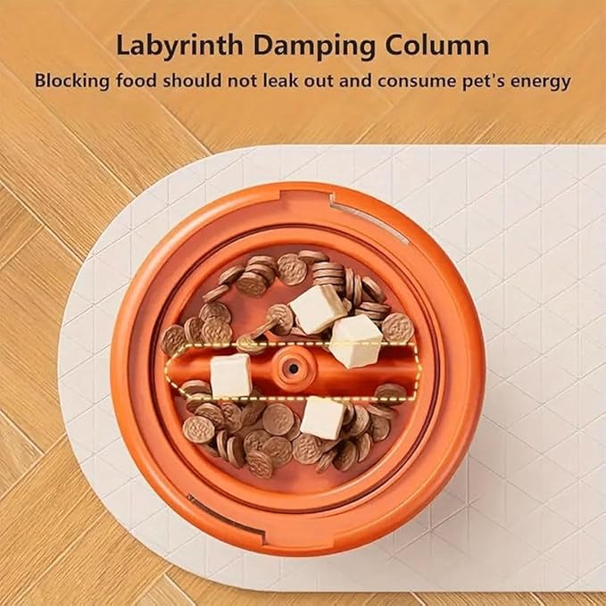 Dog Interactive Treat Dispenser, 2-in-1 Dog Treat Dispenser Toy, Duck Cat Treat Dispenser, Safe Kibble Dispenser Dog Toy, Adjustable Food Outlet for Small to Medium Cats and Dogs (Mixed Packaging)
