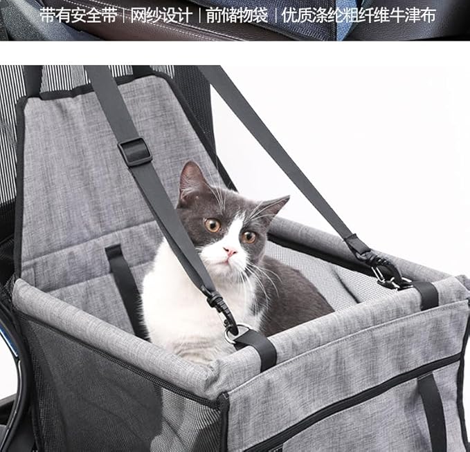Pet car Seats Small Dogs,Dog Car Seats for Small Medium Dogs & Cats,Portable Puppy/Pet Car Booster Seat with Clip-On Leash and Mesh Window for Pet Up to 12 lbs (Pink, Small)