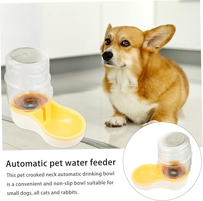 Kisangel 1pc Automatic Pet Water Feeder for Dogs and Cats Lightweight Drinking Bowl Capacity for Pets Easy to and Use