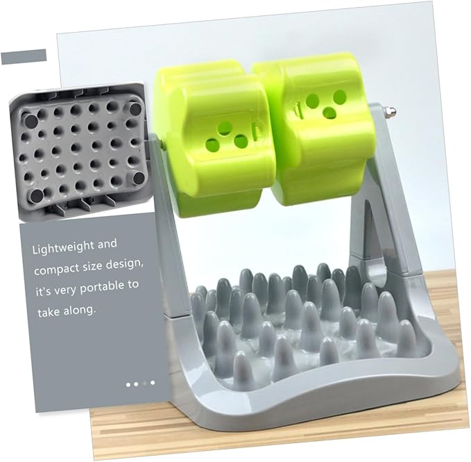 1piece Rotating Design Dog Feeder Bowl Automatic Slow Feeding Toy for Dogs and Pets Non-Slip Choking Portable and Lightweight for Pet Training and Feeding Sessions