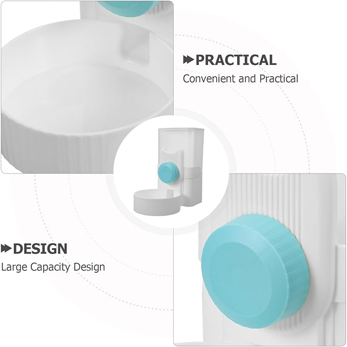 BESPORTBLE Automatic Puppy Water Feeder Design Easy Install Pet Water Dispenser for Cages Overflow Convenient Hydration for