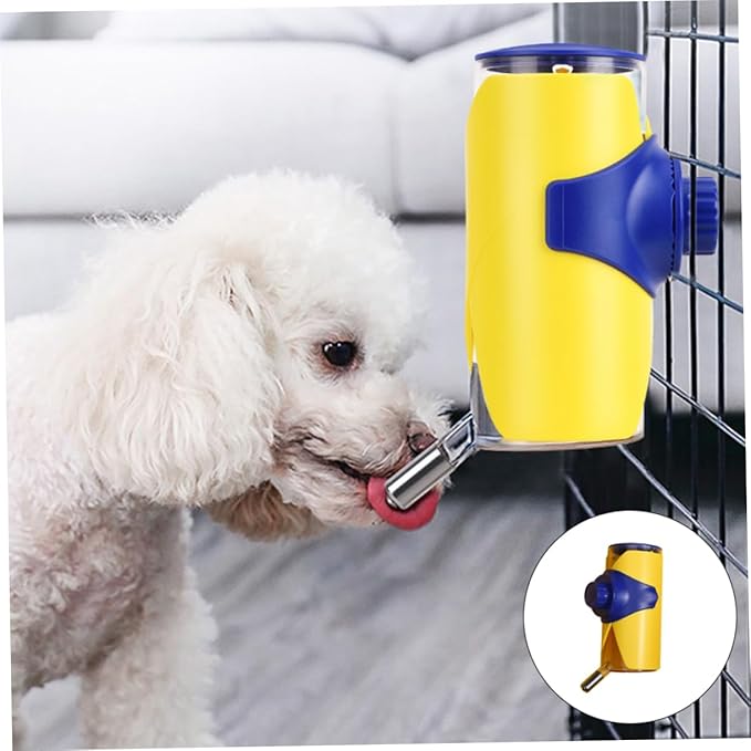 GANAZONO Automatic Pet Water Feeder for Dogs and Cats Wear-Resistant Kettle Lid Gentle Design for Comfortable Drinking Pet Accessory for Home Use