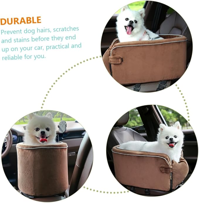 BESPORTBLE Dog Cushion Storage Pocket Pet Travel Car Comfortable Pet Dog Car Seats for Travel