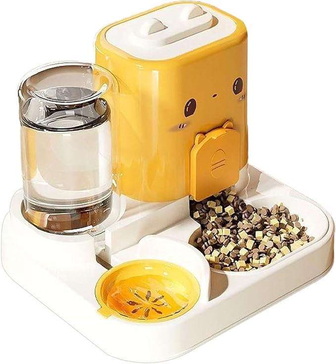 Automatic Dog Feeder – Food Water Dispenser, Large Capacity, Pet Supplies | Auto Food Feeder for Indoor Pets | Kitten Puppy Feeding Station