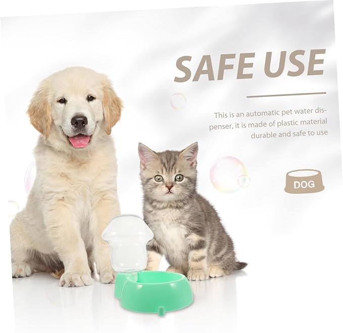 Automatic PET Water Dispenser for Dogs and Cats Large Capacity Plastic Drinking Bowl Simple Fill Design Home PET Feeder for Continuous Hydration