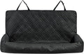 Pet Car Seat, Waterproof Dog Booster Seat with Safety Straps, PP Cotton Filled, 50x19.69x22.05 Inch, Black, for Vehicles and Indoor Use
