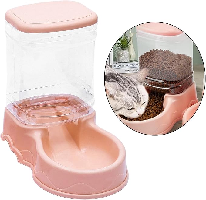 Automatic Pet Feeder and Water Dispenser for Dogs Cats - Food Feeder