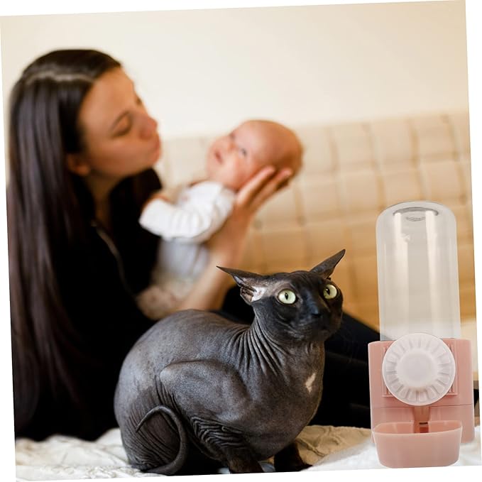 2pcs Automatic Dog Cat Water Dispenser Hanging Bottle Pet Supply Easy Cleaning for Puppies Cats