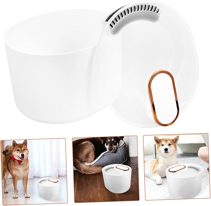 3l Auto Electric Pet Water Fountain Dog Cat Drinking Dispenser Filter Self-Filling Low Water Level Protection Pp Material Mineral White