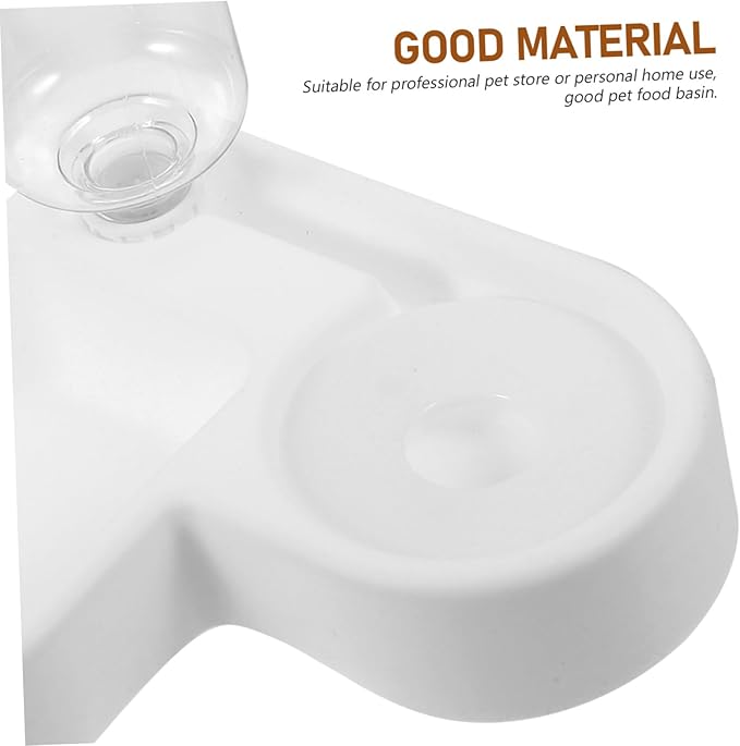 Automatic Water Feeder Cat Food Bowl Unique Design Easy to Clean Non-tip Pet Feeding Station for Cats and Dogs for Home Use with Detachable Water Bottle