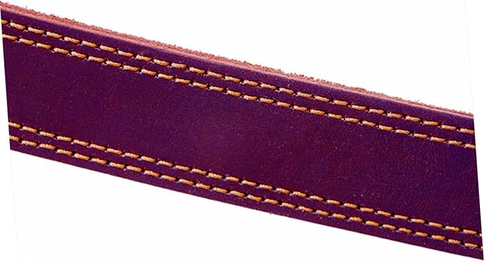 Happyyami Wide Dog Collar for Small Medium Large Dogs Genuine Grade Soft Padded Comfortable Pet Collar