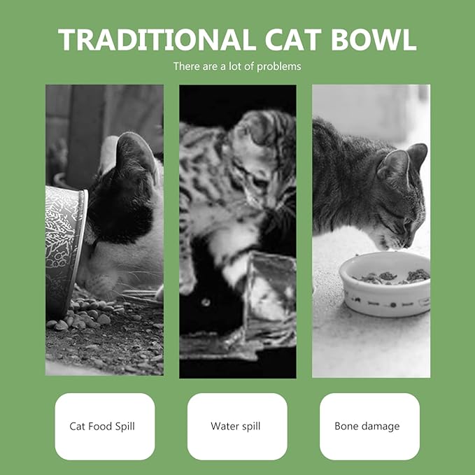Mipcase Multifunctional Dog Bowl and Automatic Pet Feeder Dual Food and Water Dispenser for Home Use Easy to and and Cats