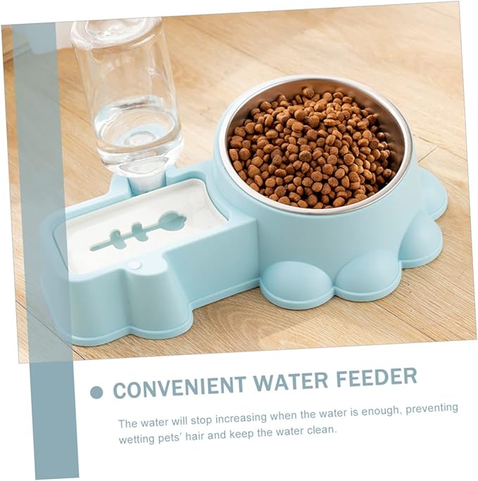 1 Set Multi Function Dog Feeder and Adorable Cat Feeding Bowl Automatic Water Dispenser Durable and Pet Bowl for Home and Pet Stores