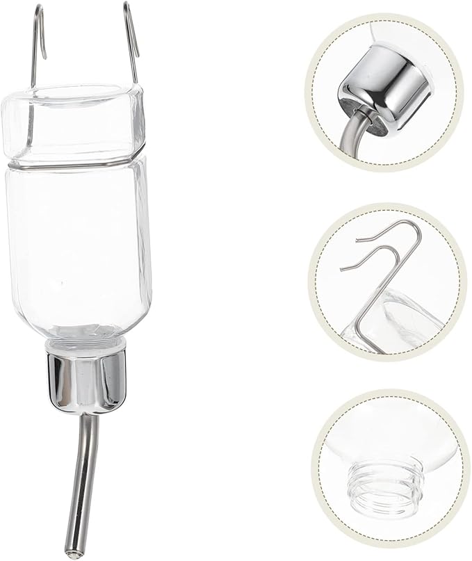 VANZACK Water Dispenser for Pets Portable Pet Water Bottle Automatic Dog Waterer Leak- Easy to Clean Safe Material