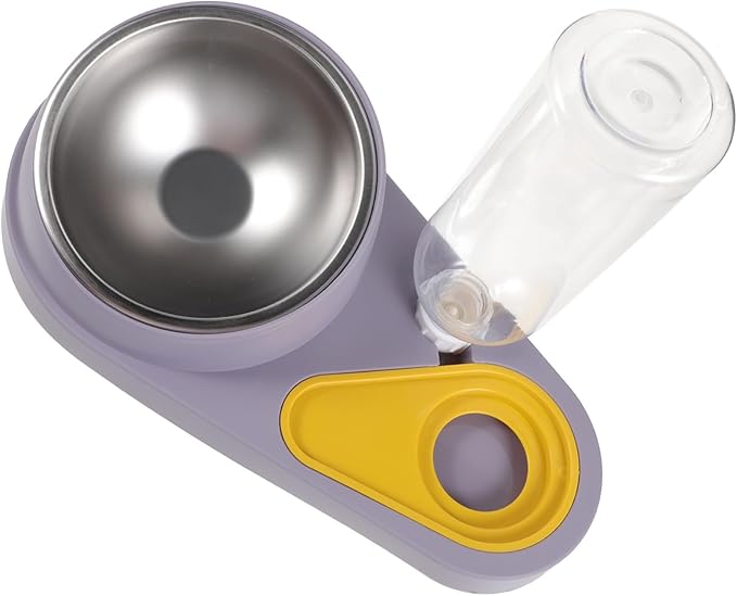 Hemoton Automatic Pet Feeder Water Dispenser Cat Dog Bowl Pet Feeders for Dogs Cats Home