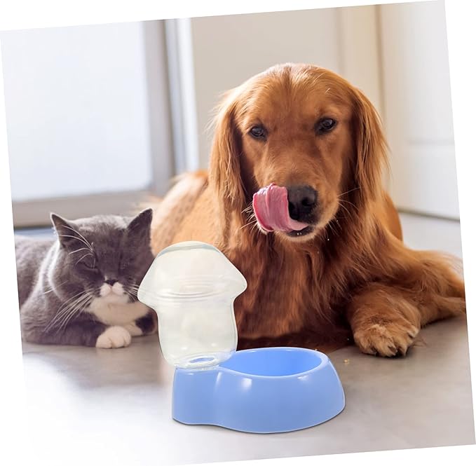 BESPORTBLE Pet Water Bowl Automatic Feeder for Dogs Large Capacity Slow Eating Bowl