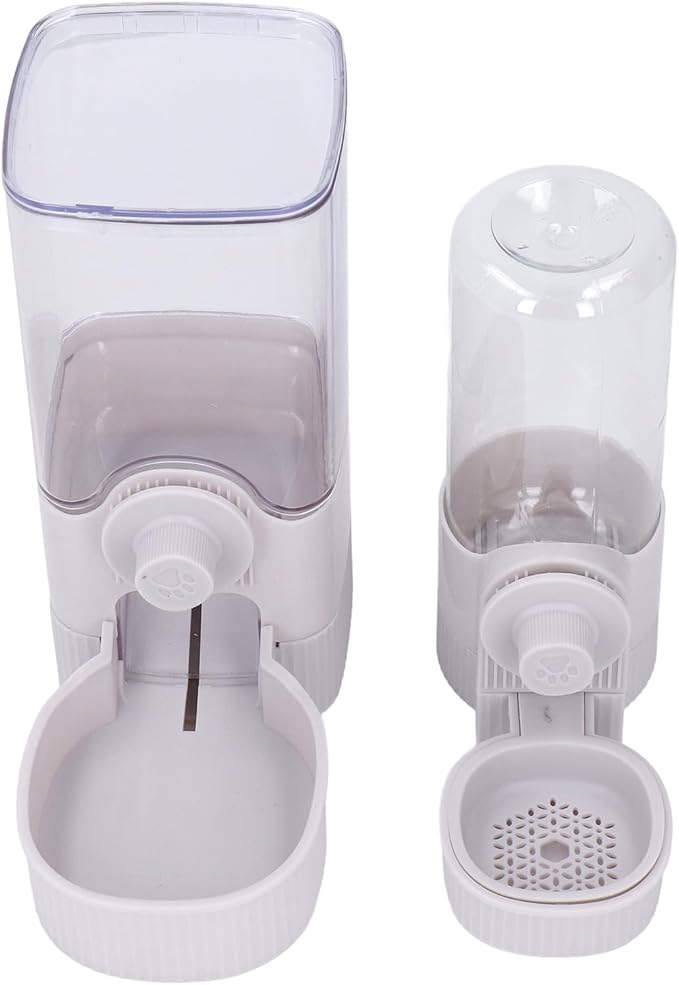 Pet Automatic Feeding Feeder, Large Capacity with Food Water Dispenser Set for Small Medium Large Pets
