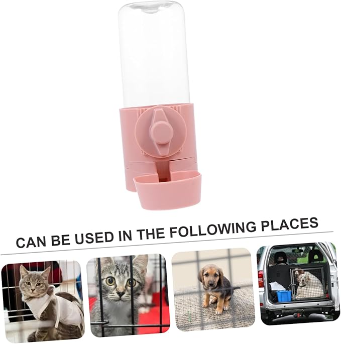 Happyyami 1pc Hanging Automatic Pet Water Feeder Durable Material Dog Cat Water Container for Easy Hydration Pet Drinking Supplies for Home Travel