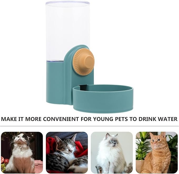 1Pc Automatic Cat Dog Water Dispenser Pet Water Container with Capacity for Cats Dogs Easy to Install and