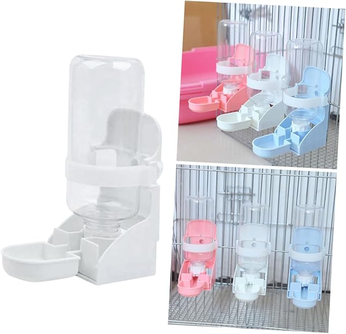Happyyami Innovative Pet Feeder Water Supply Dog Cat Pigeon Feeder Tip Design Safe Material White Home Shop